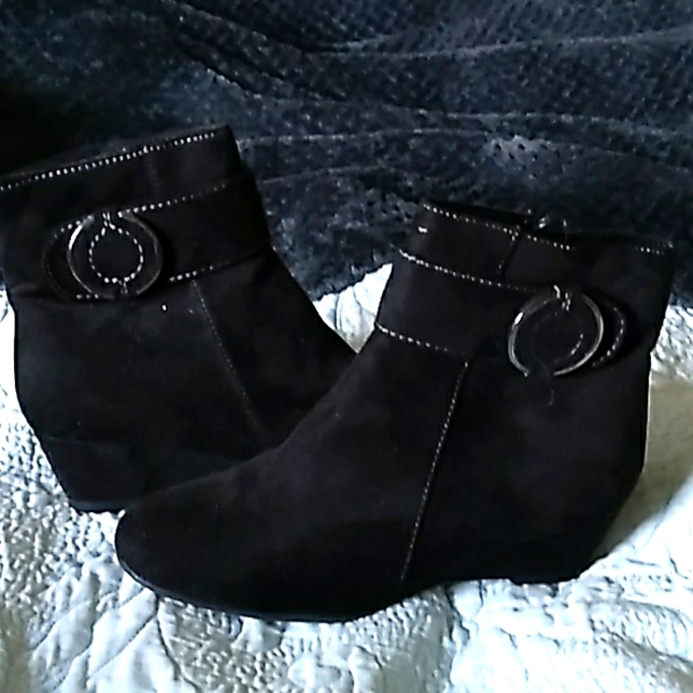 Suede Booties